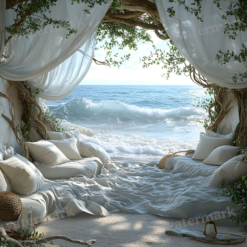 Bohemian Beach Backdrop Images