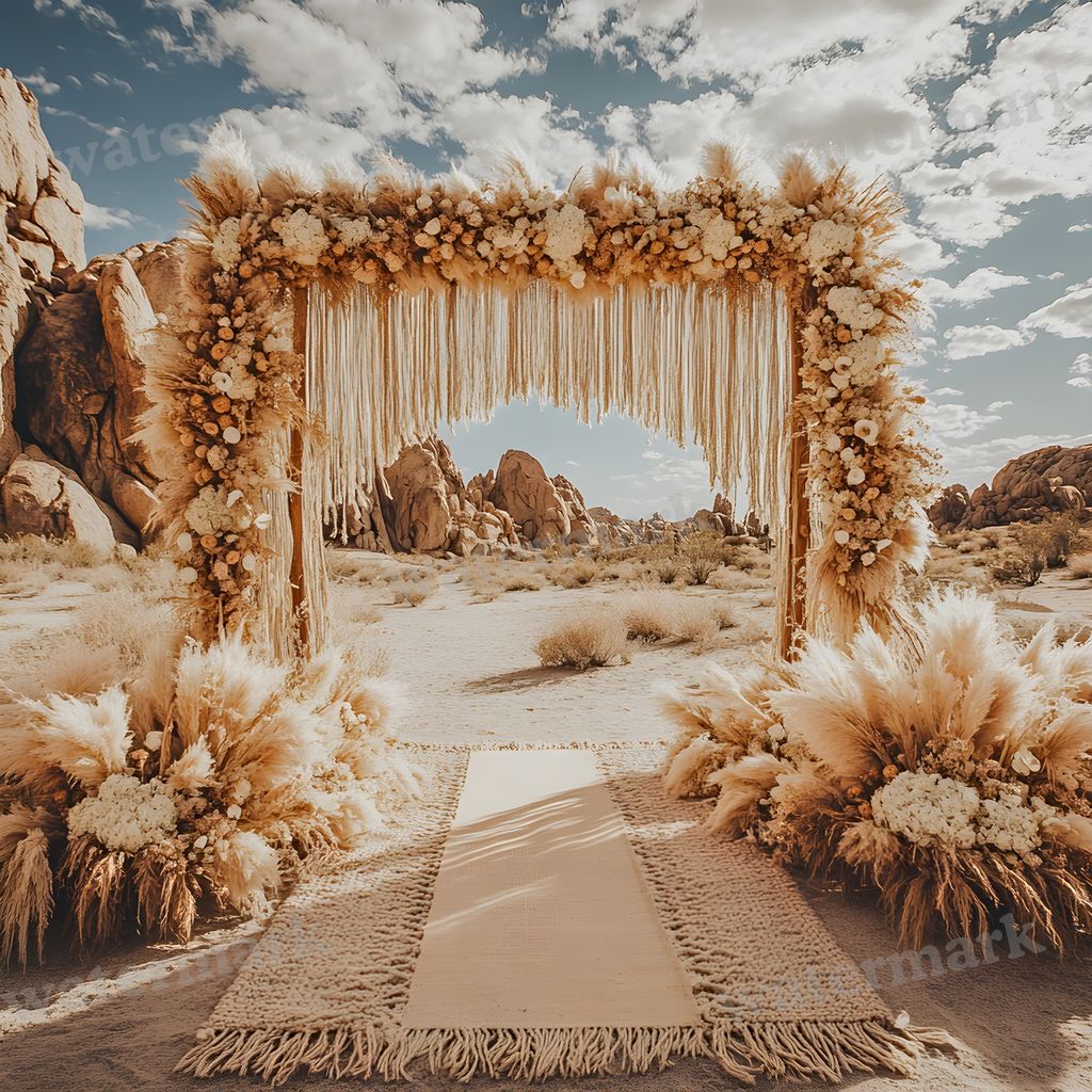 Bohemian Desert Backdrop Images