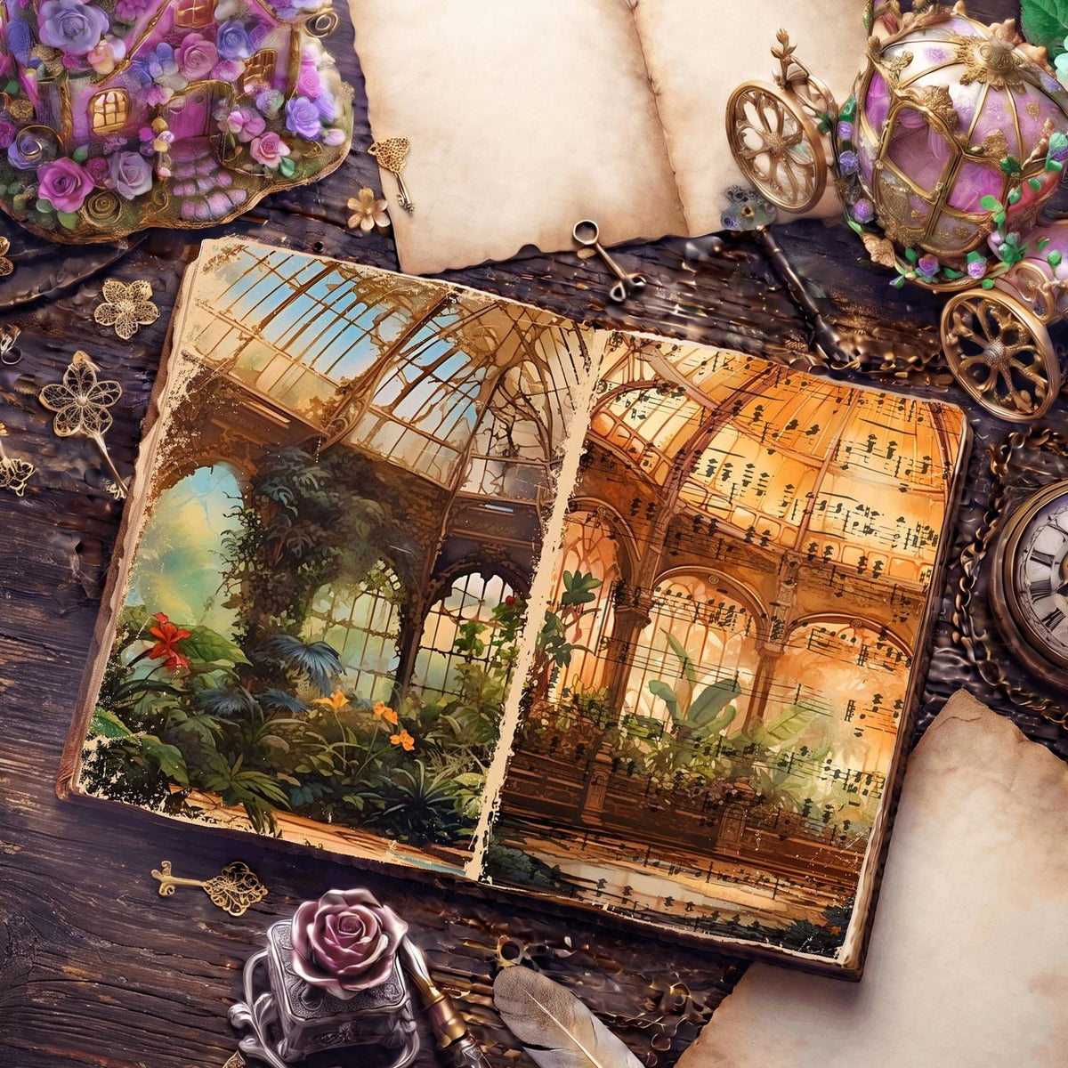 Botanical Garden Digital Papers