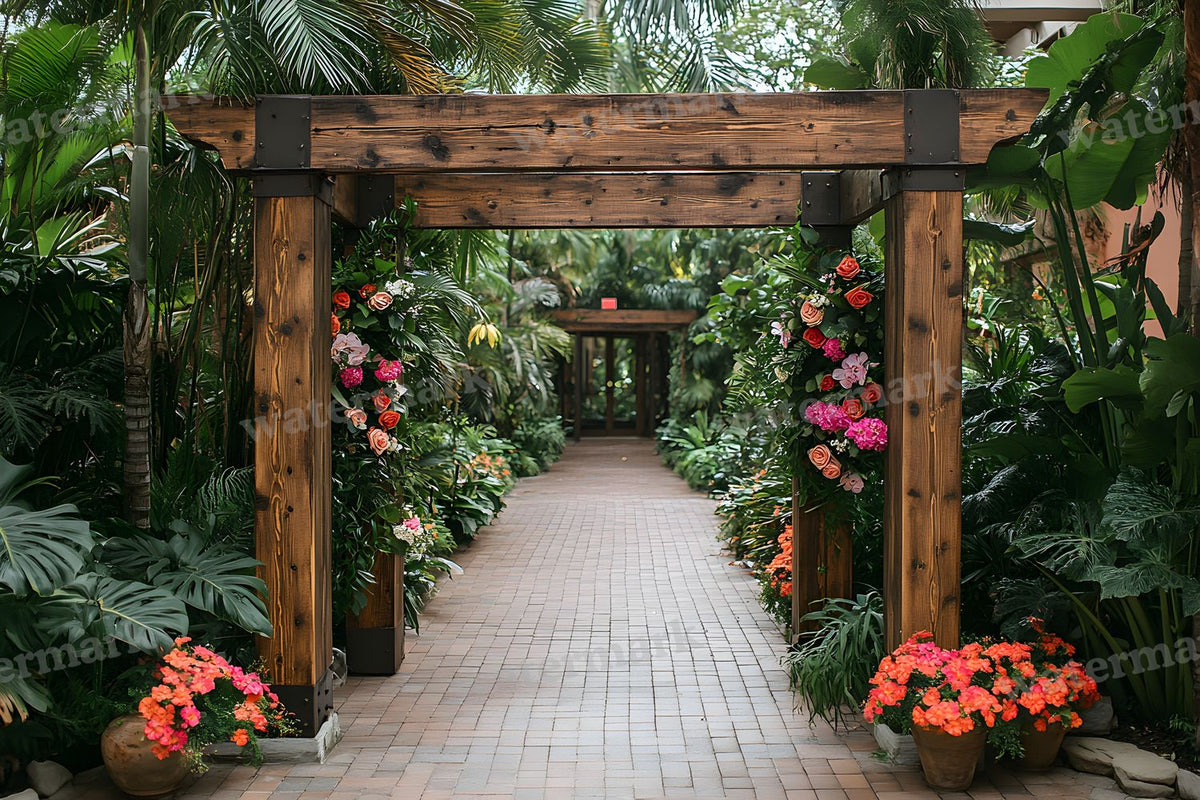 Botanical Wedding Backdrop Images