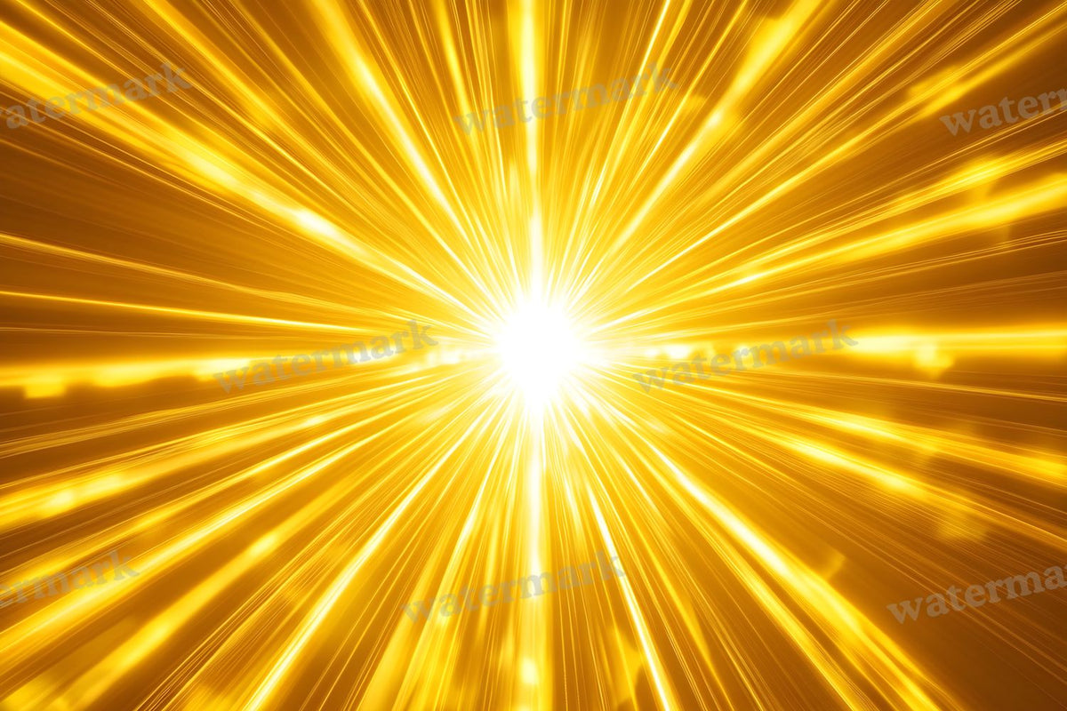 Bright Yellow Sunburst Backdrop Images