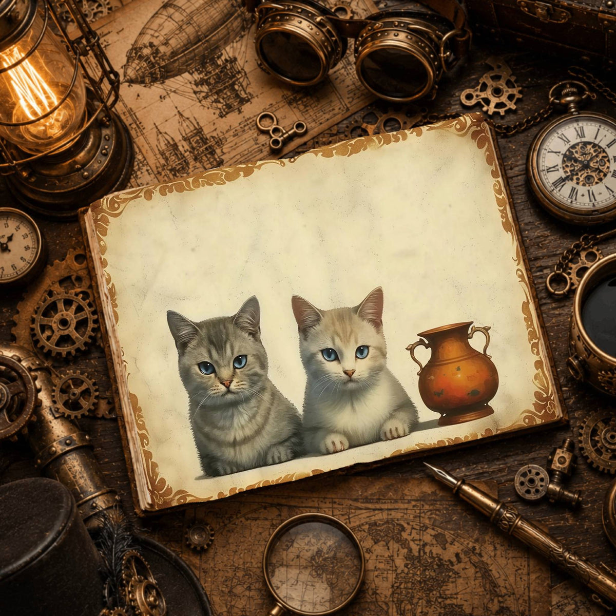Cats Digital Papers