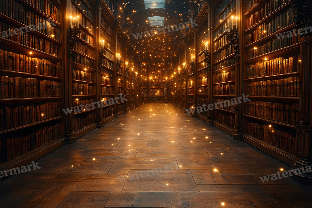 Celestial Library Dream Backdrop Images