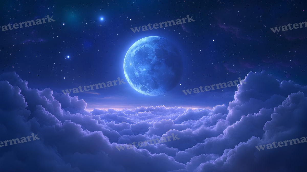 Celestial Moons Backdrop Images