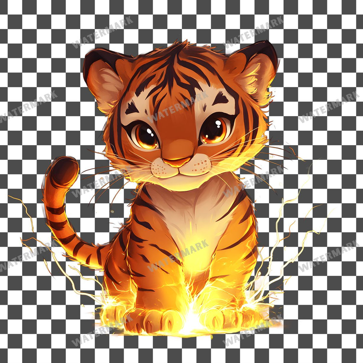 Chibi Thunder Clipart Pngs