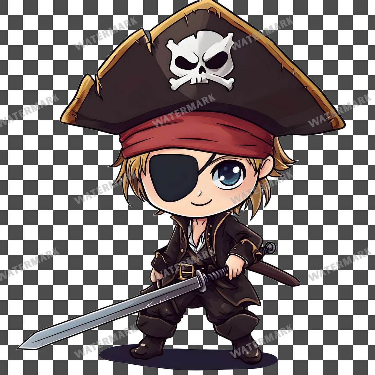 Chibipirate Clipart Pngs