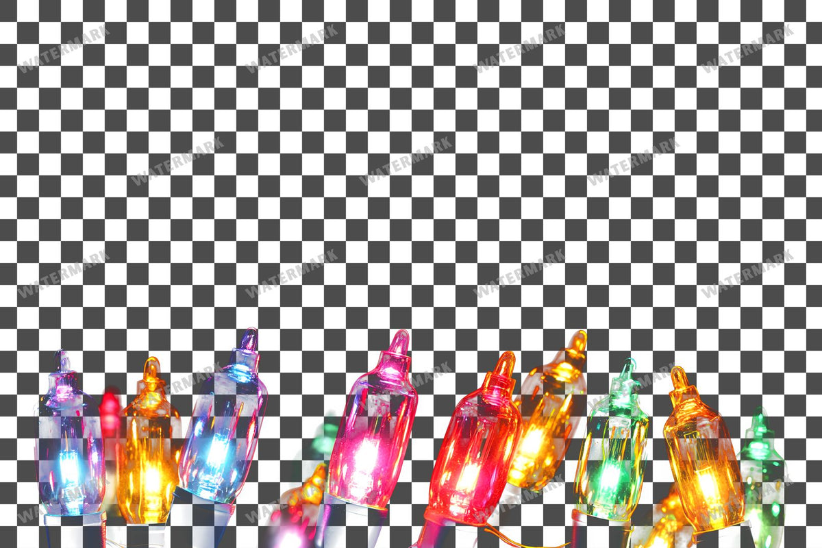 Christmas Lights Transparent Overlay Pngs