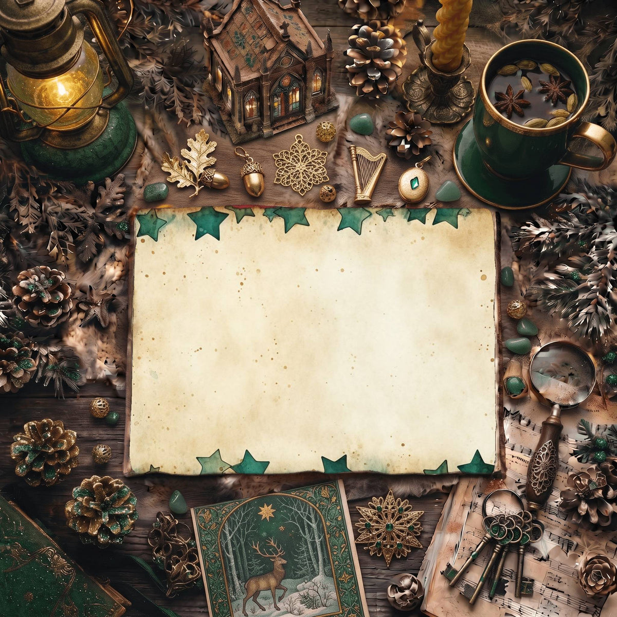Christmas Star Digital Papers