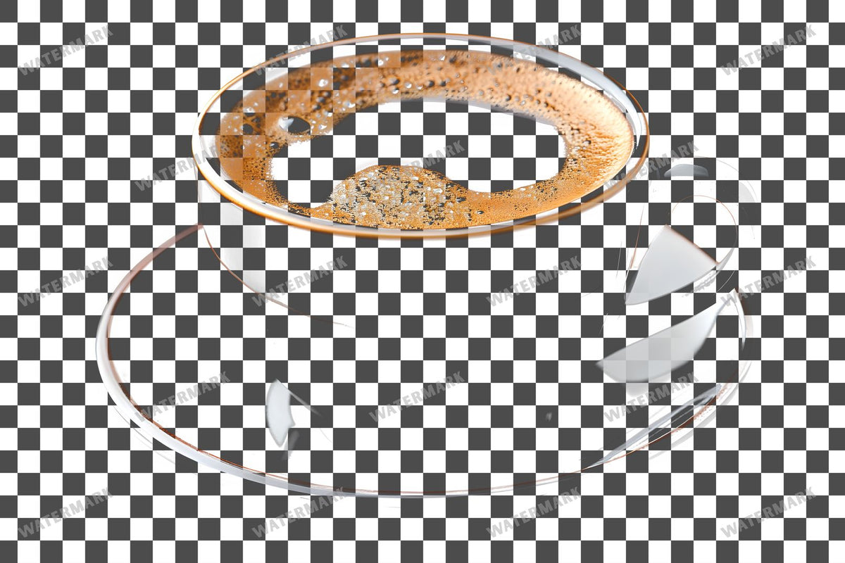 Coffee Cup PNG overlay on a transparent checkered background, preview 15
