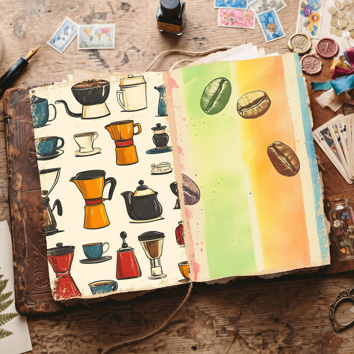 Coffee Digital Papers