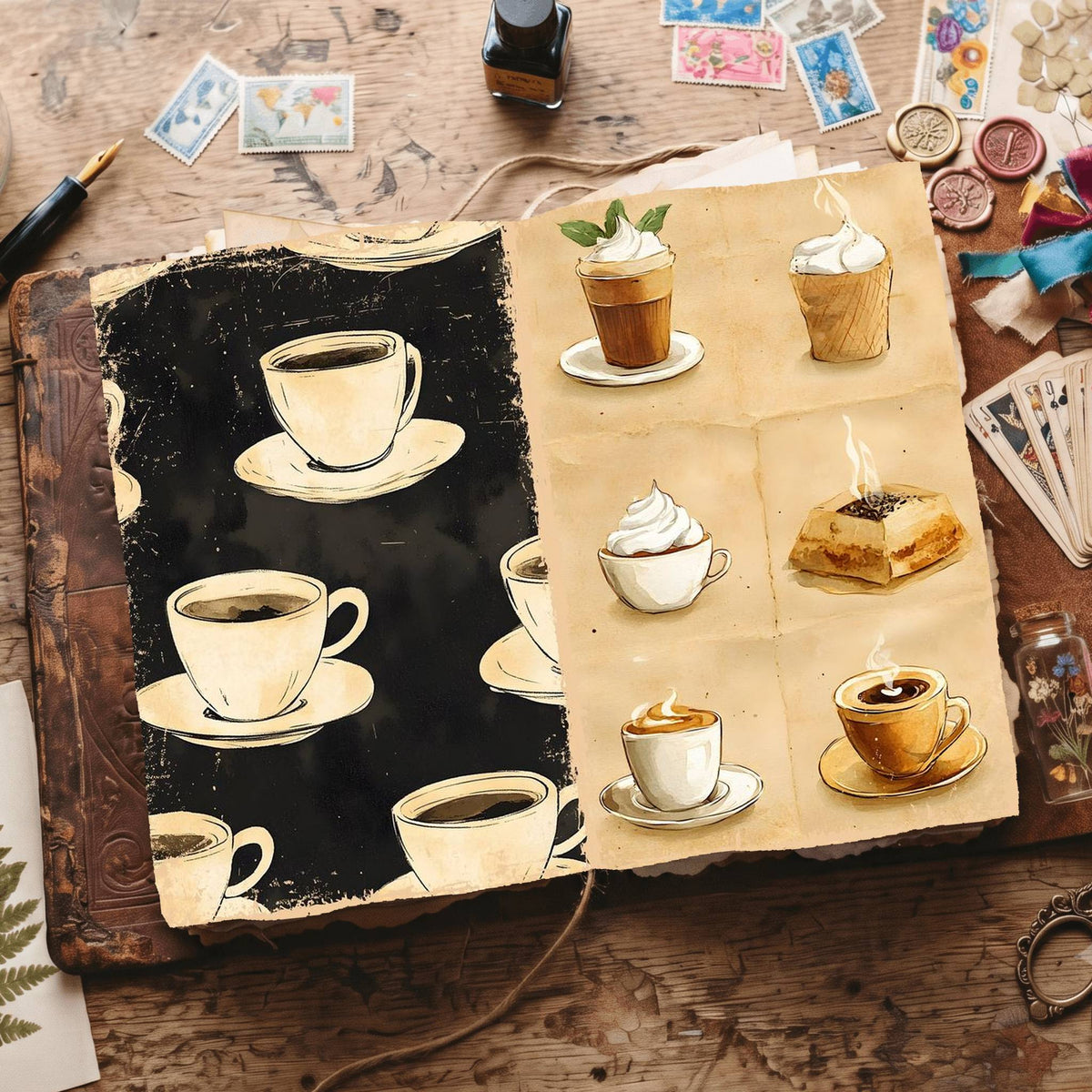 Coffee Digital Papers