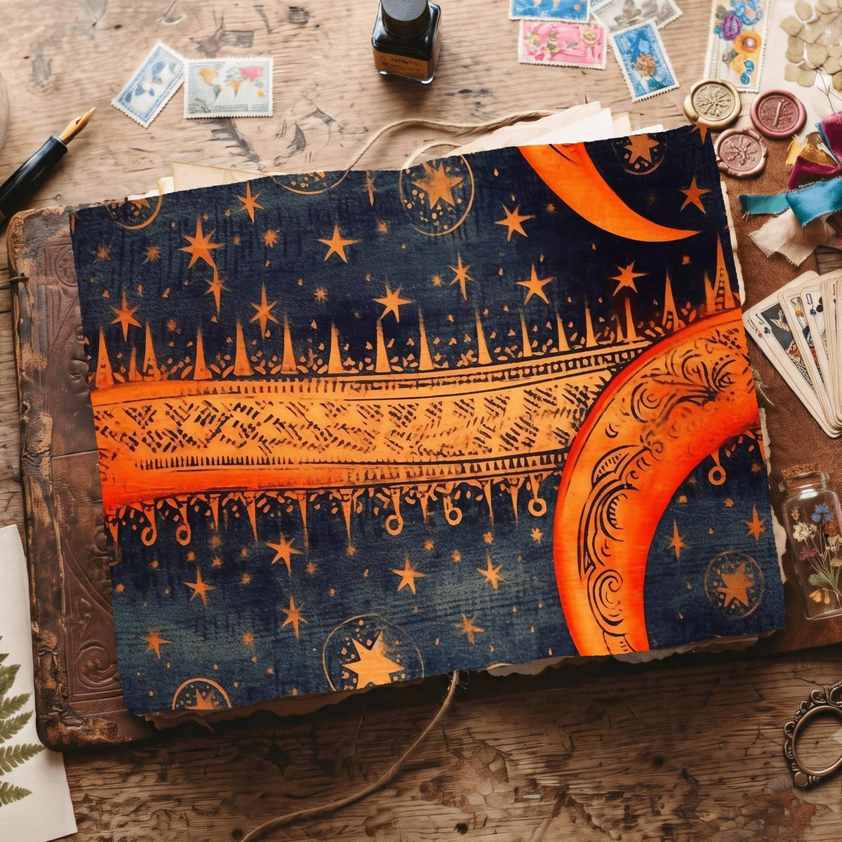 Copper Moon Digital Papers