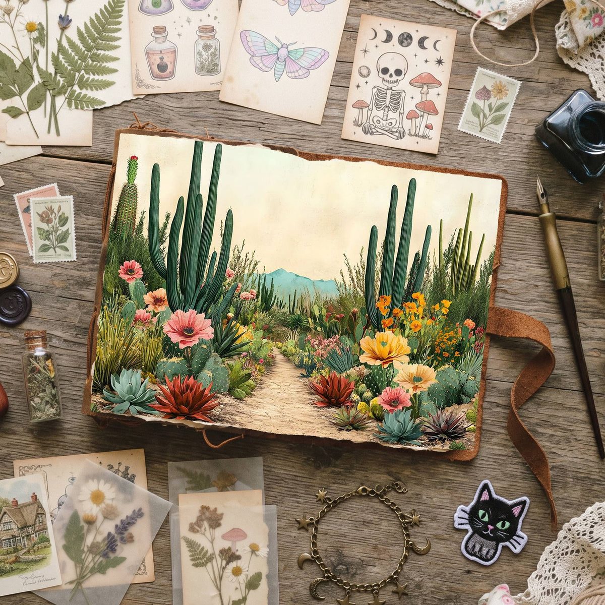 Desert Botanical Digital Papers