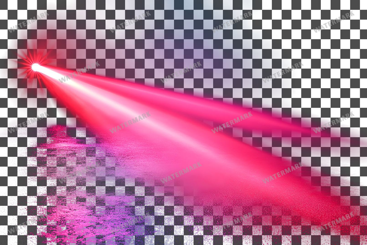 Directional Pink Light Sharp Focused Transparent Overlay Pngs
