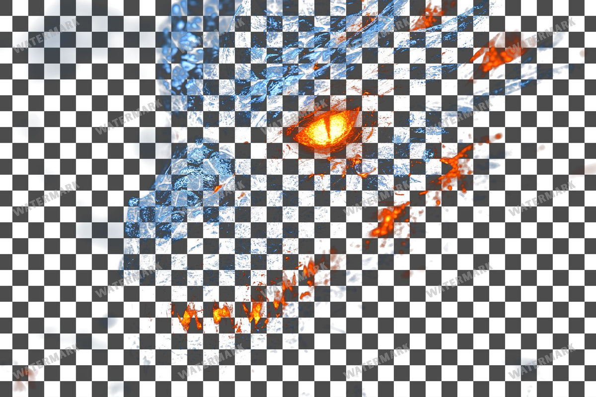 Dragon Skull Transparent Overlay Pngs