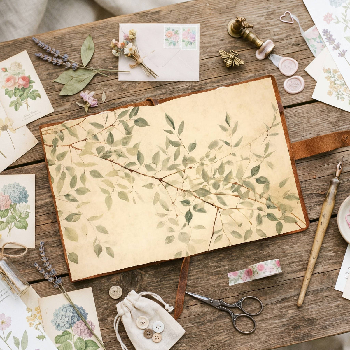 Eucalyptus Leaves Digital Papers