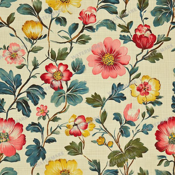 Floral Seamlesss Seamless Pattern
