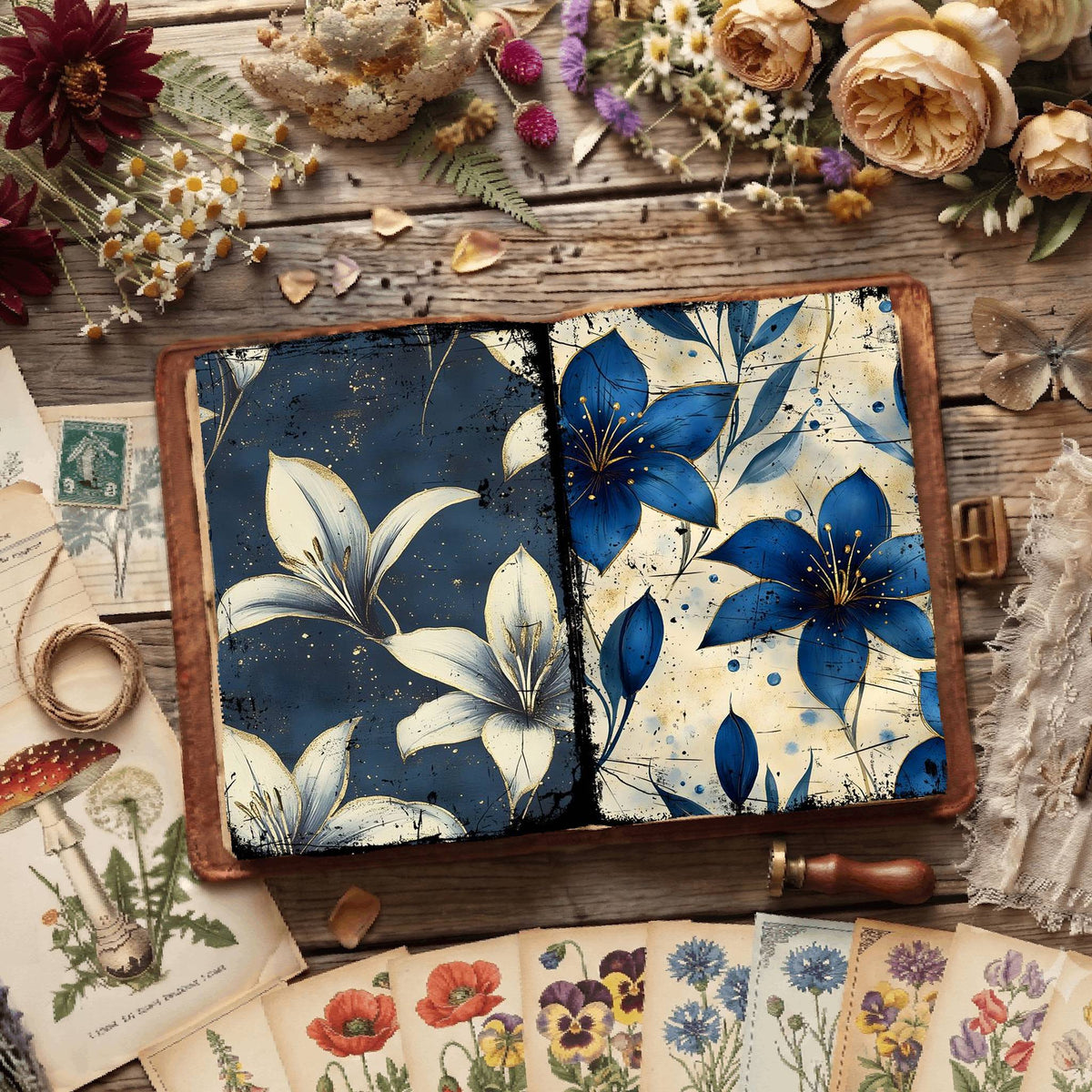 Floral Digital Papers