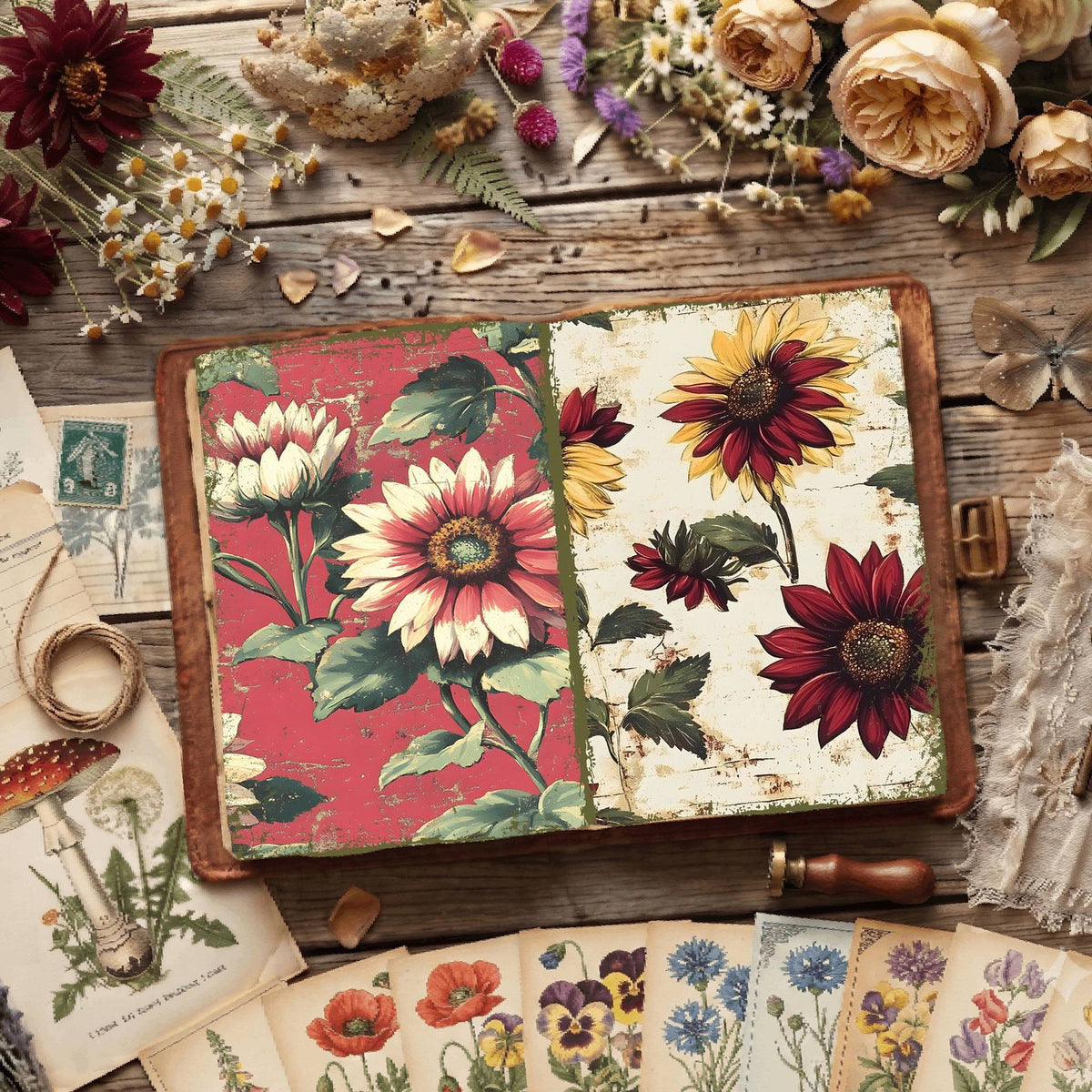 Floral Digital Papers