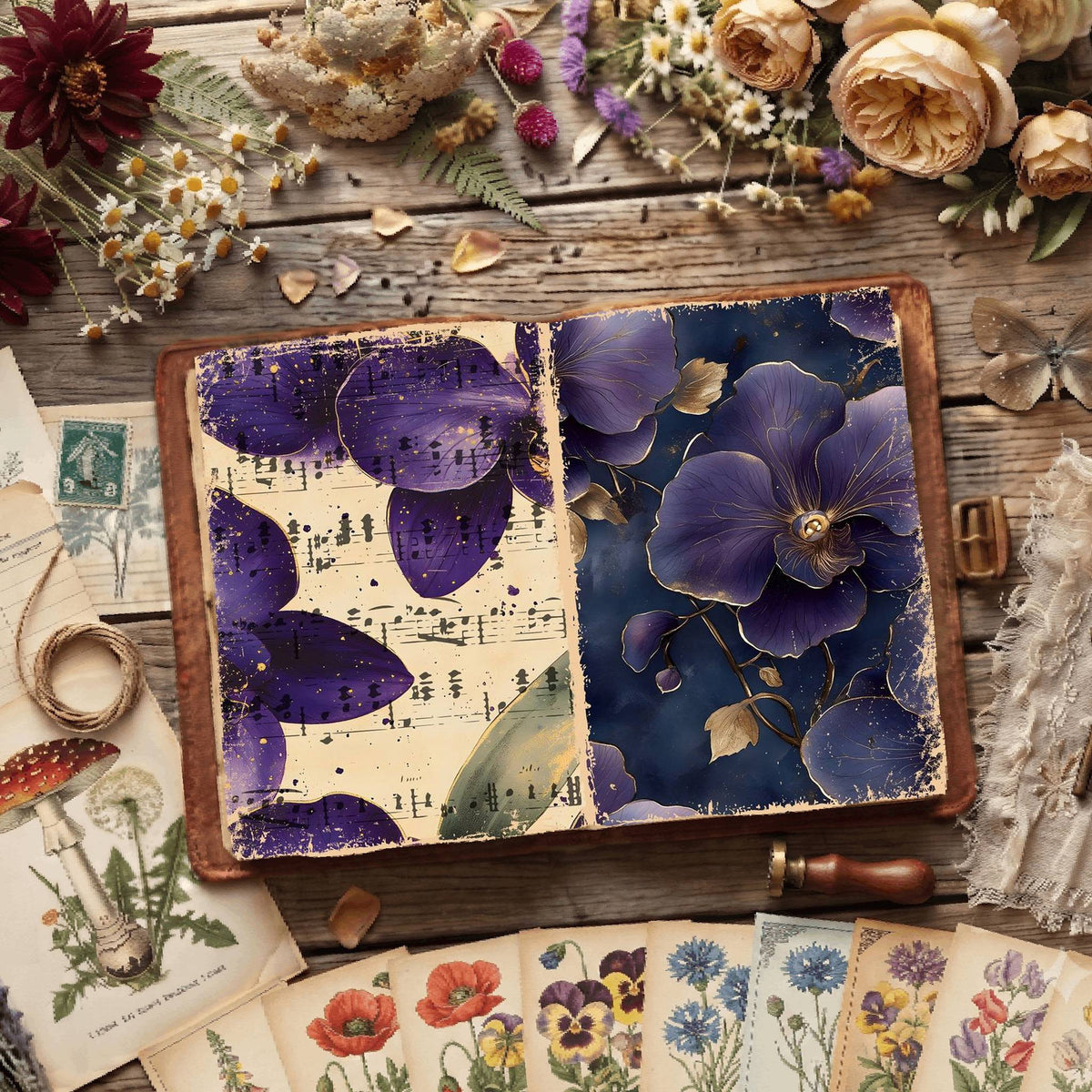 Floral Digital Papers
