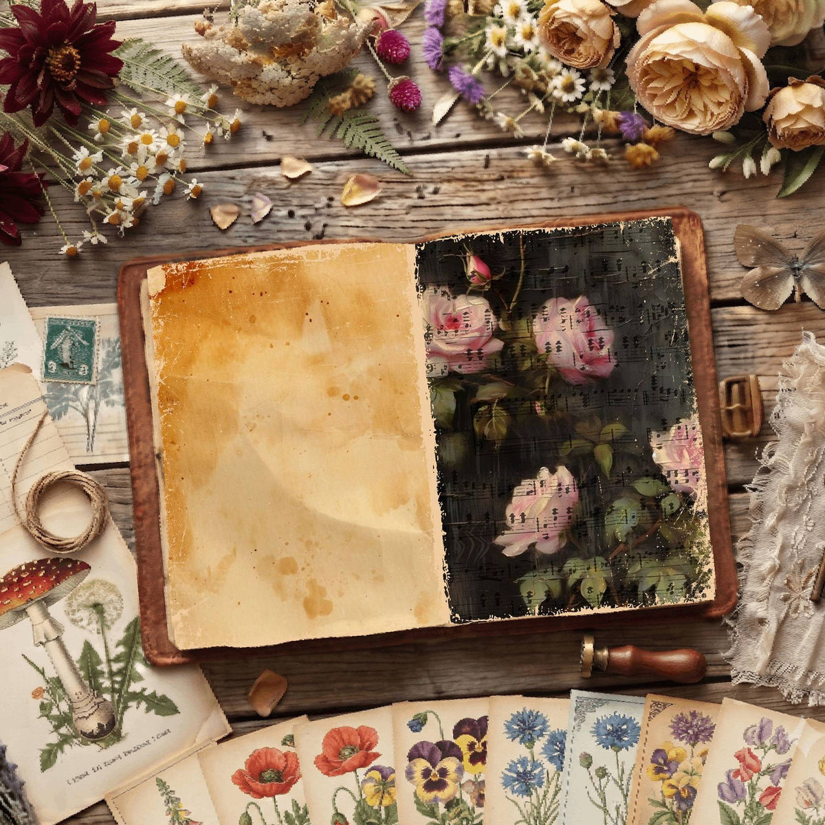 Floral Digital Papers