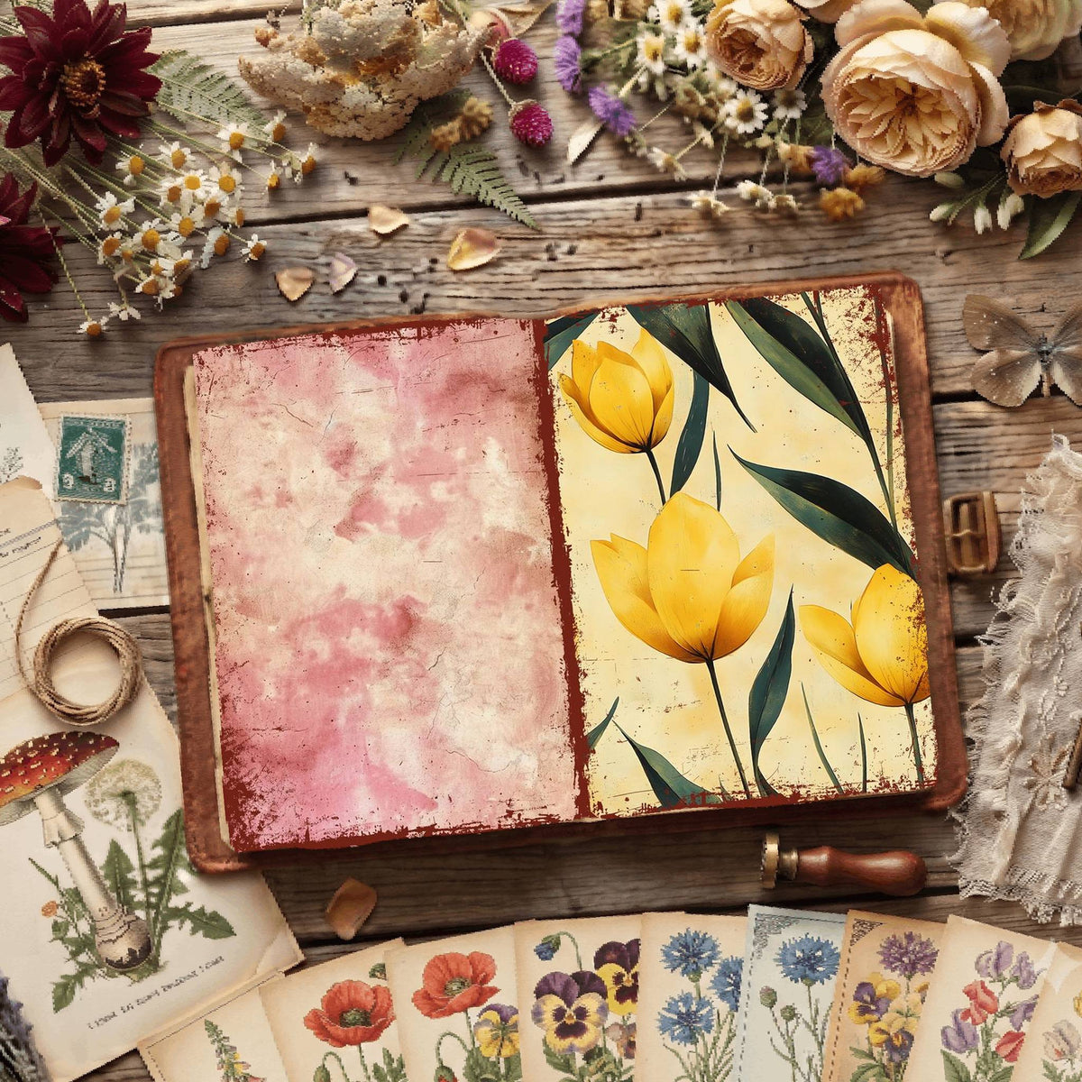 Floral Digital Papers