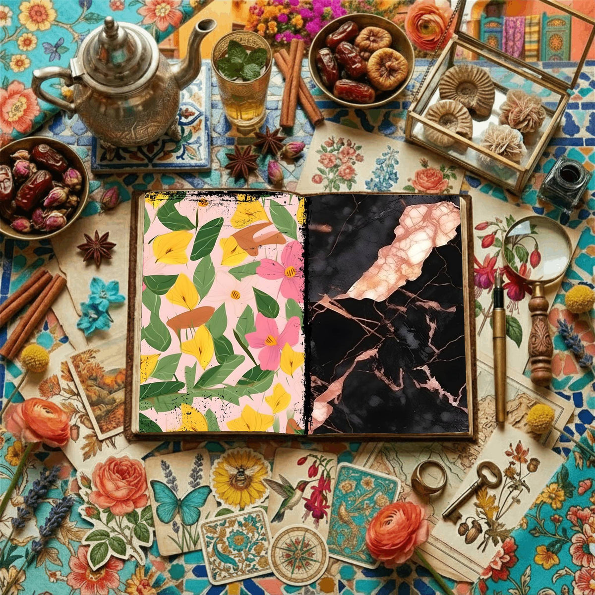 Floral Digital Papers