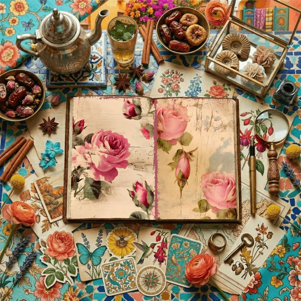 Floral Digital Papers