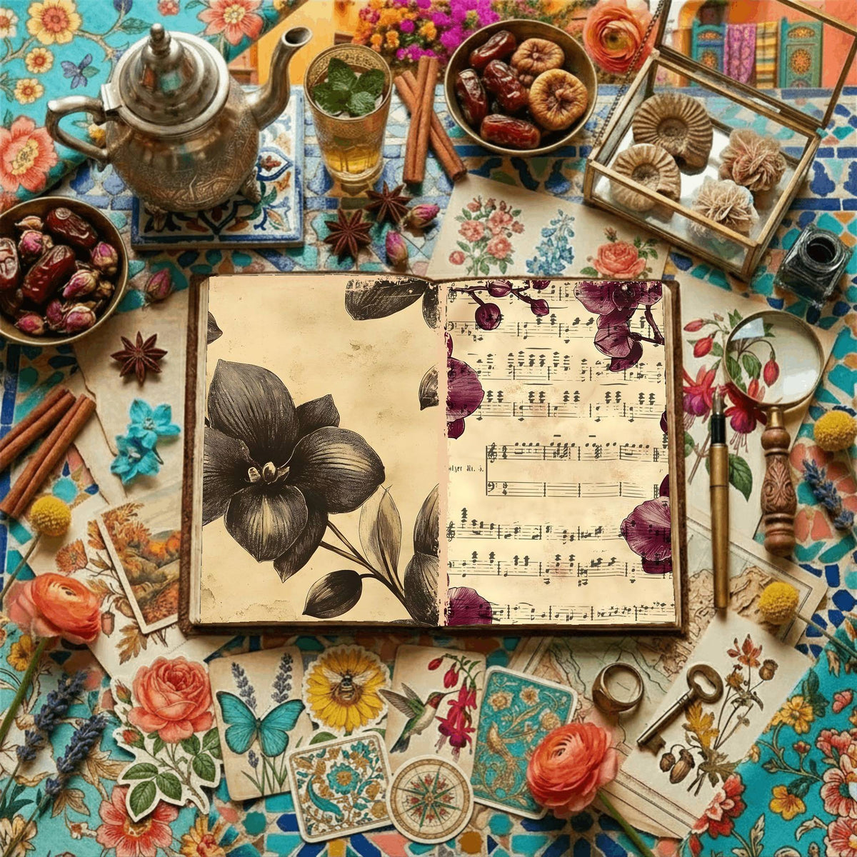 Floral Digital Papers