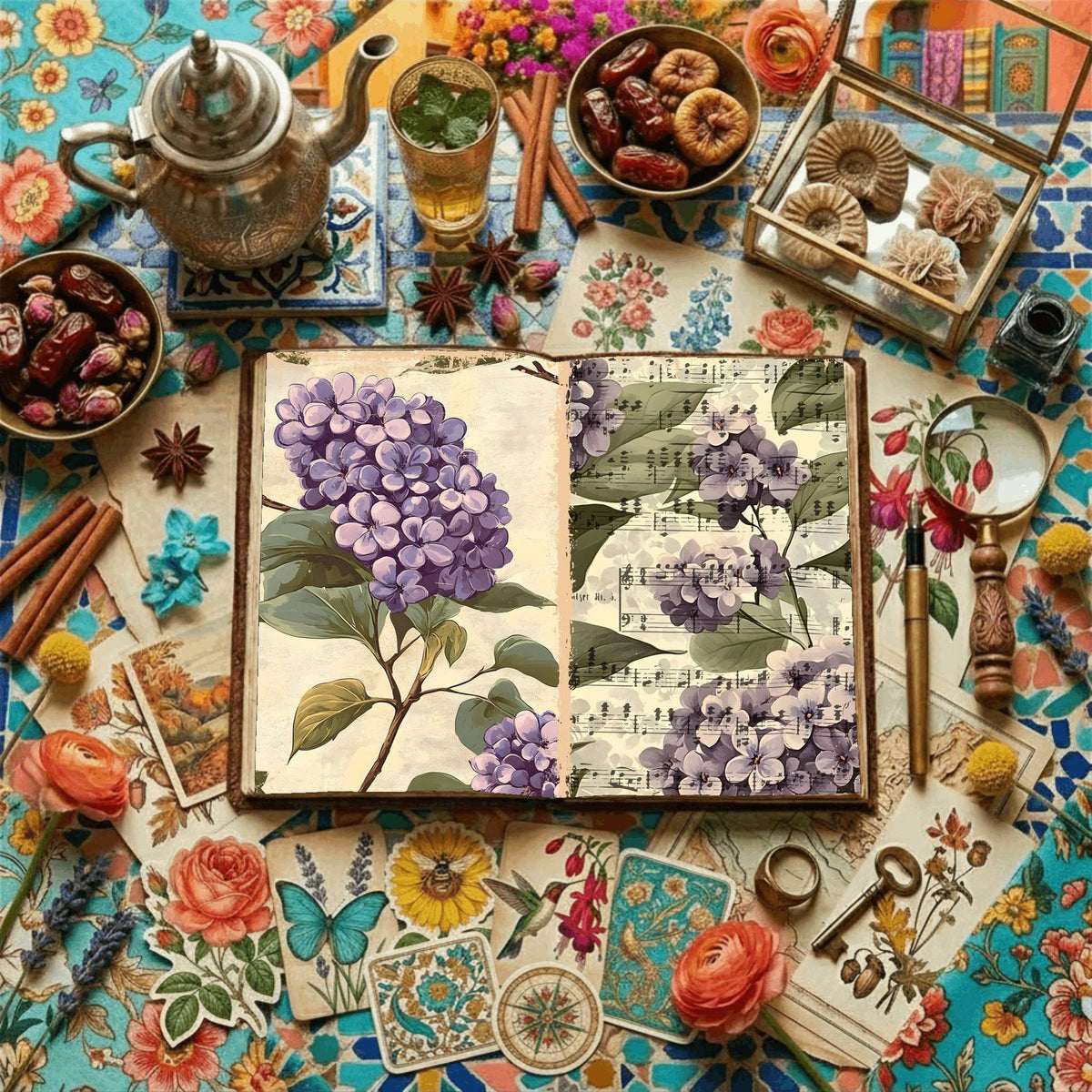 Floral Digital Papers