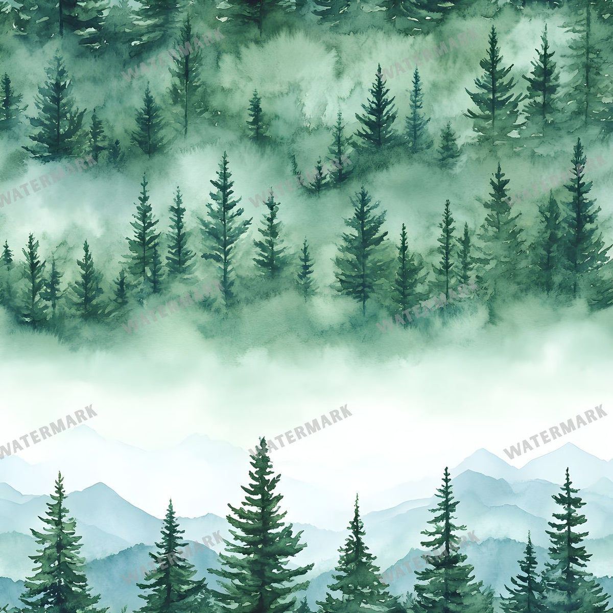 Forest Seamless Pattern