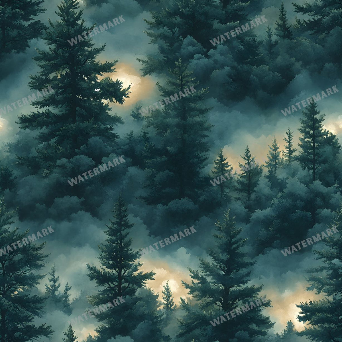 Forest Seamless Pattern