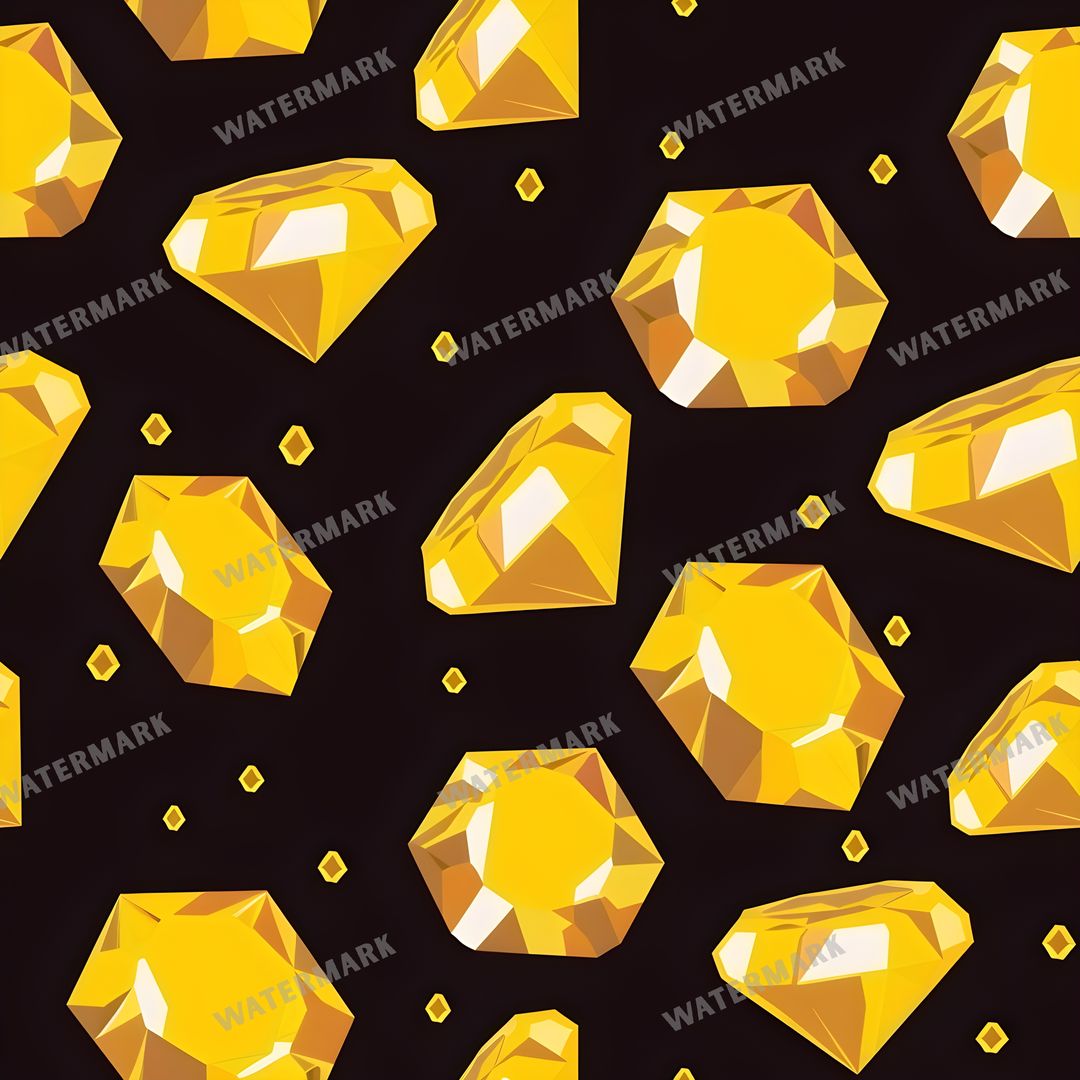 Gems Seamless Pattern