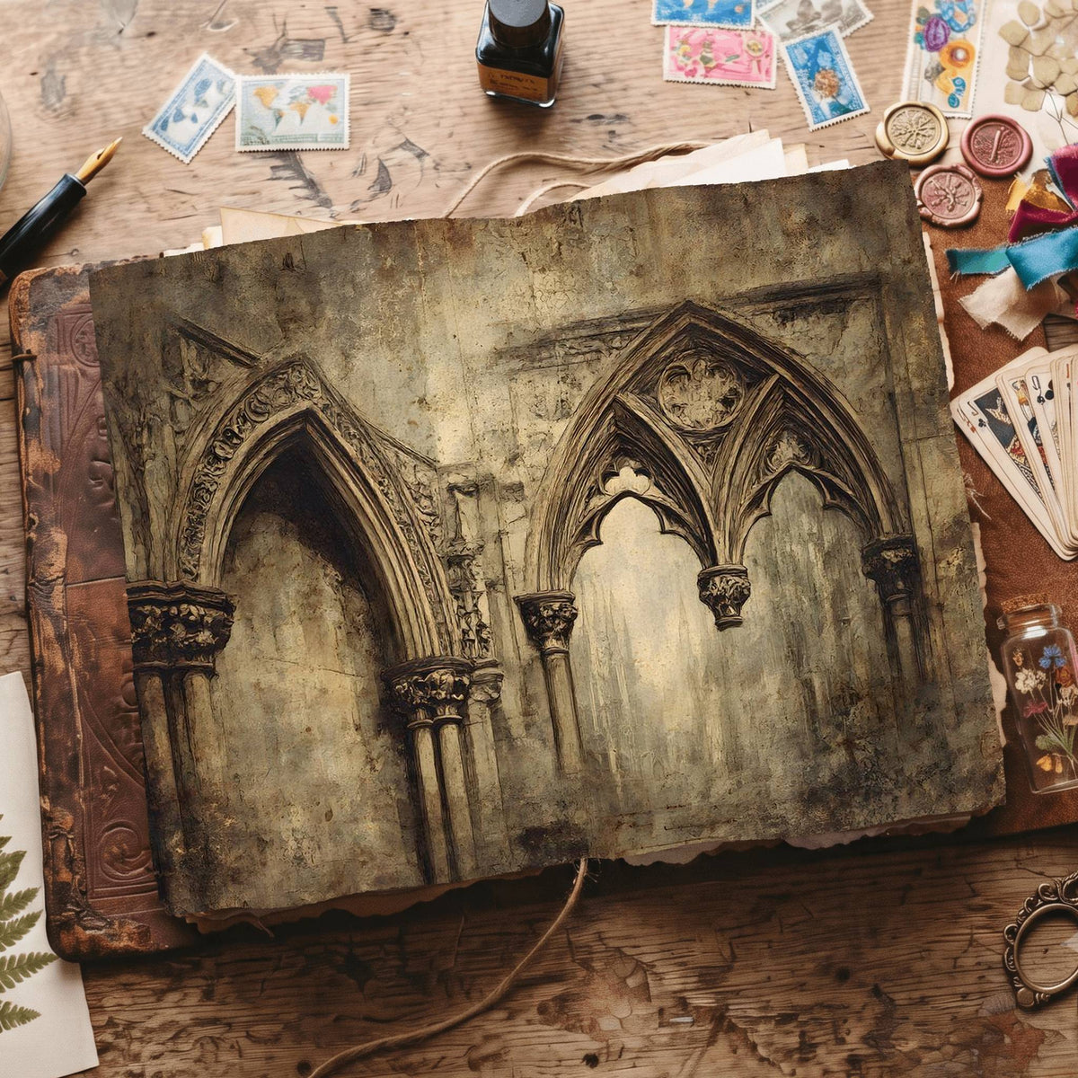 Gothic Digital Papers