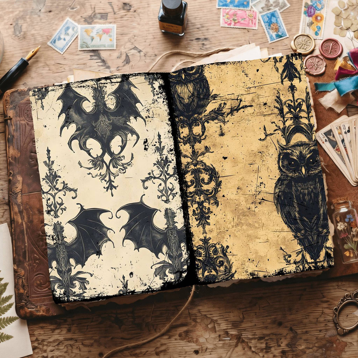 Gothic Digital Papers