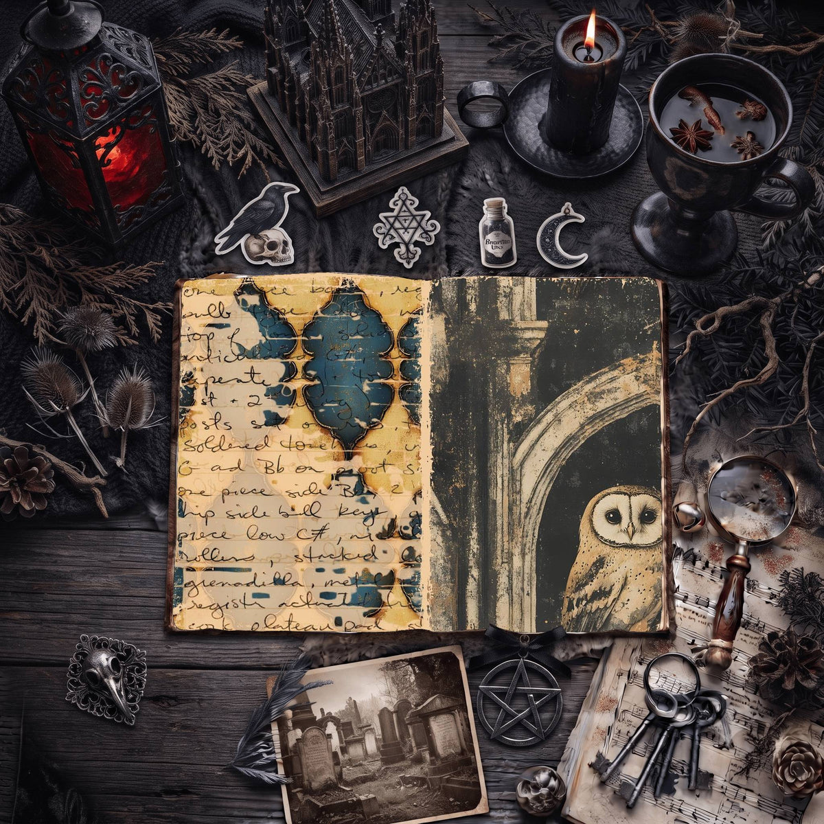Gothic Digital Papers