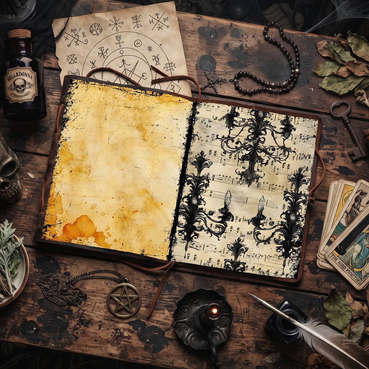Gothic Digital Papers