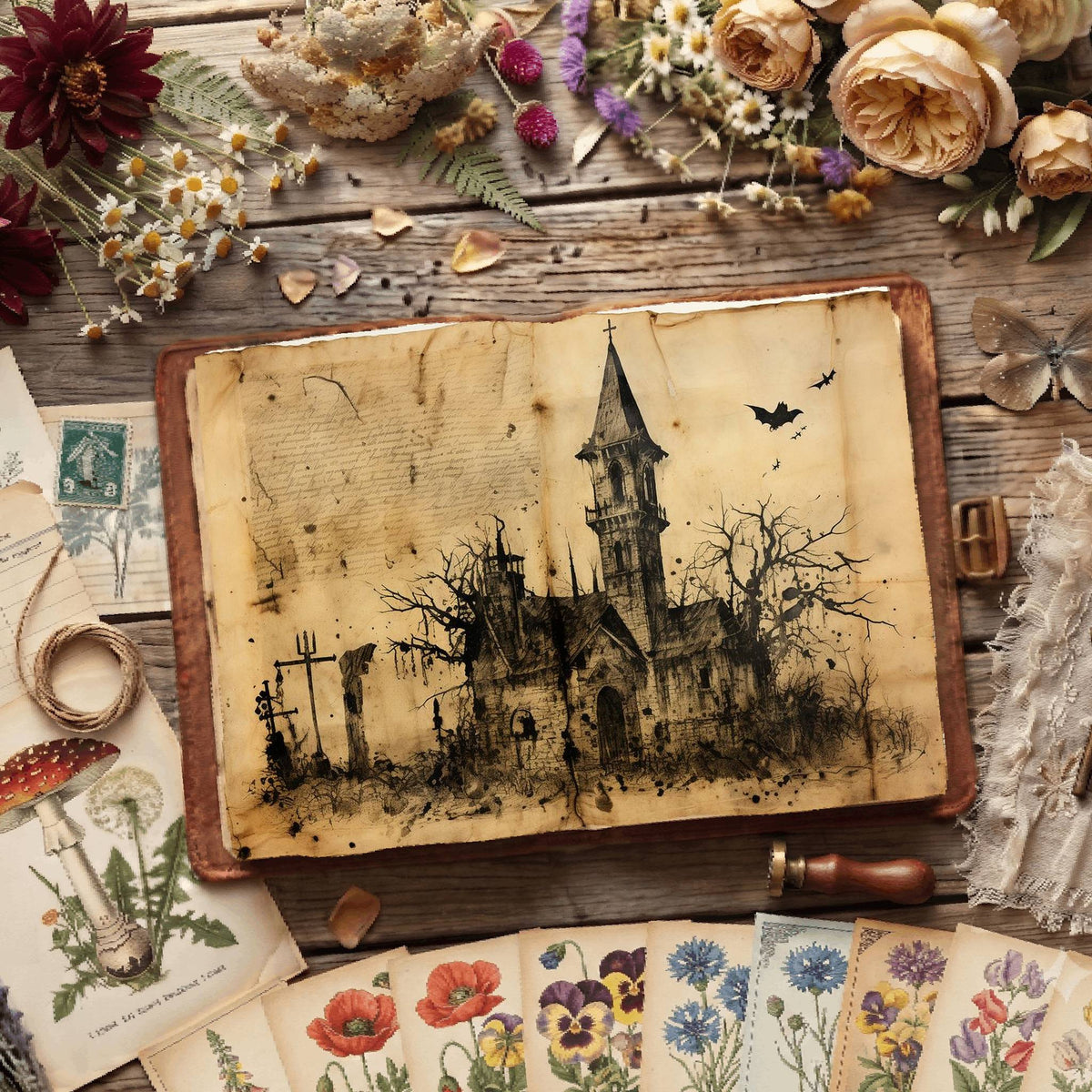 Gothic Digital Papers