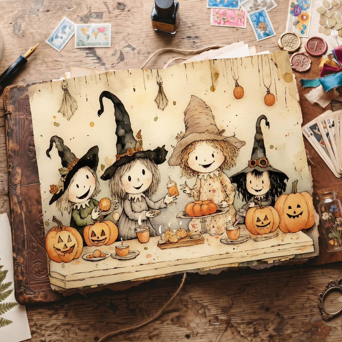 Halloween Digital Papers
