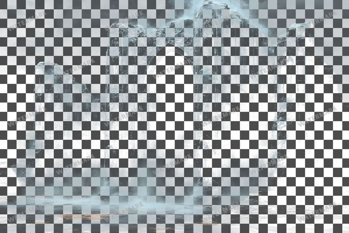Haunted Cathedral Portal Transparent Overlay Pngs