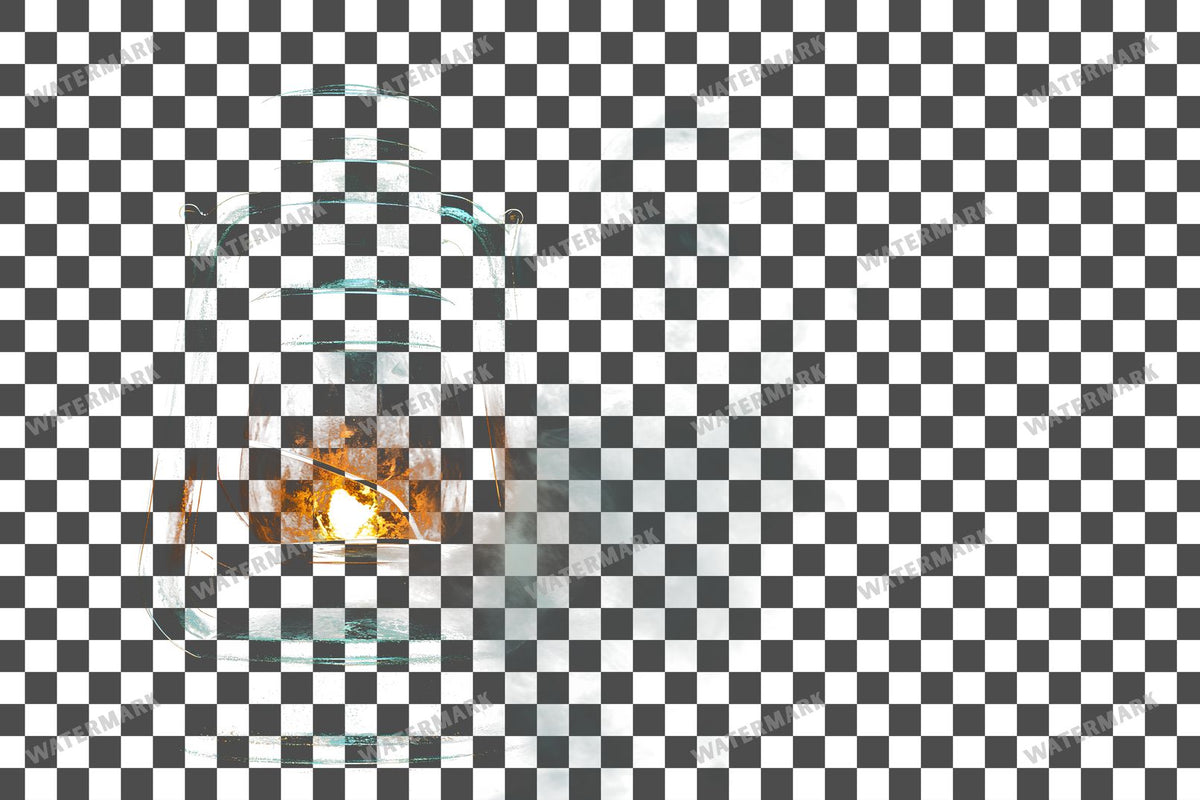 Haunted Lantern Transparent Overlay Pngs