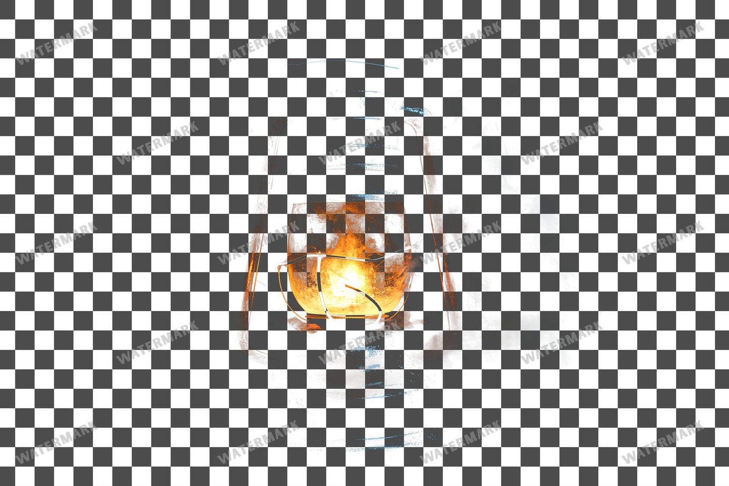 Haunted Lantern Transparent Overlay Pngs