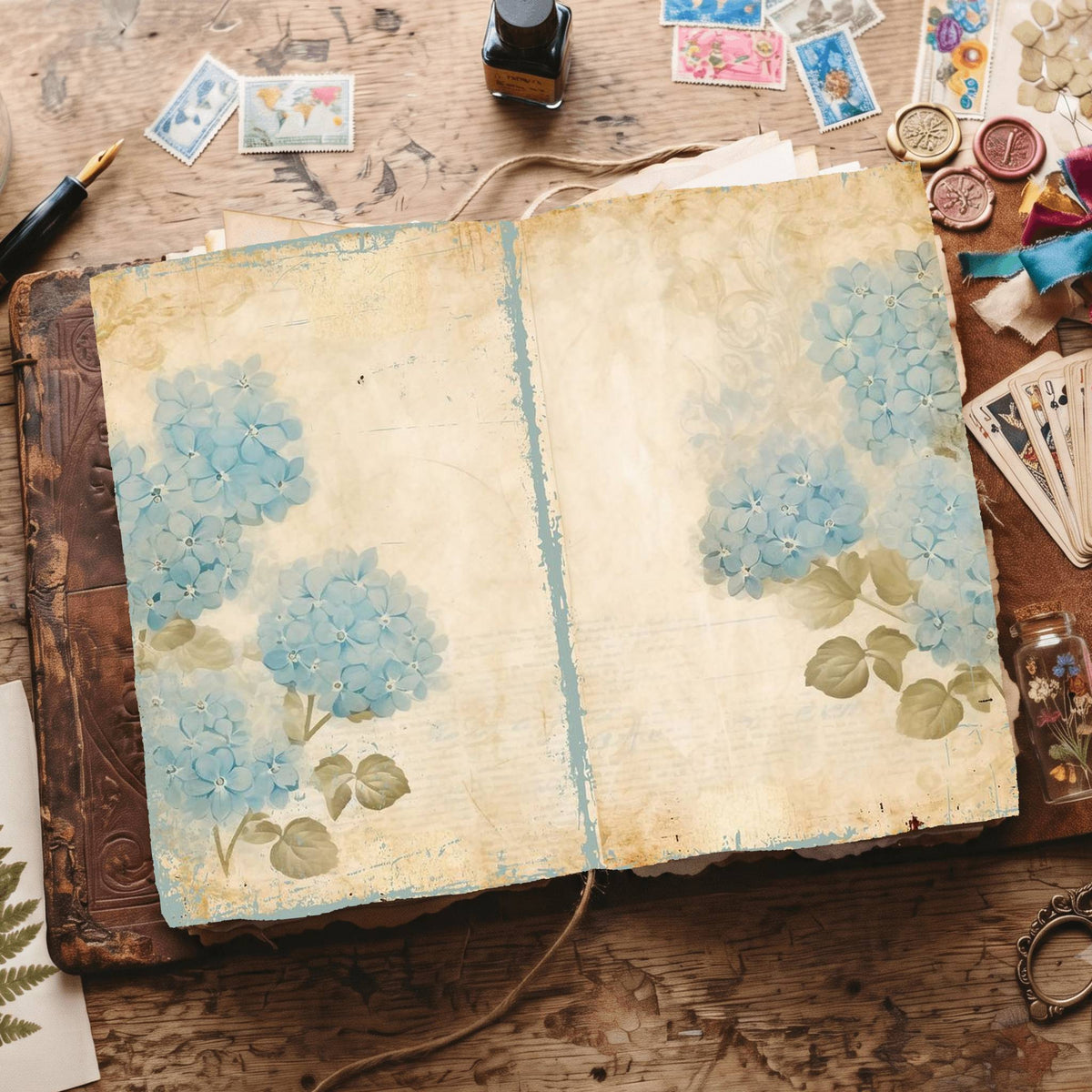 Hydrangea Digital Papers