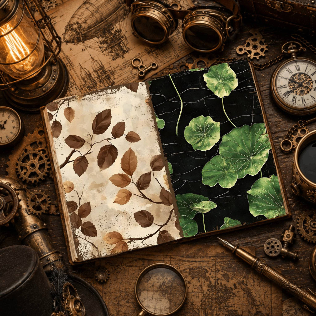 Leafy Digital Papers