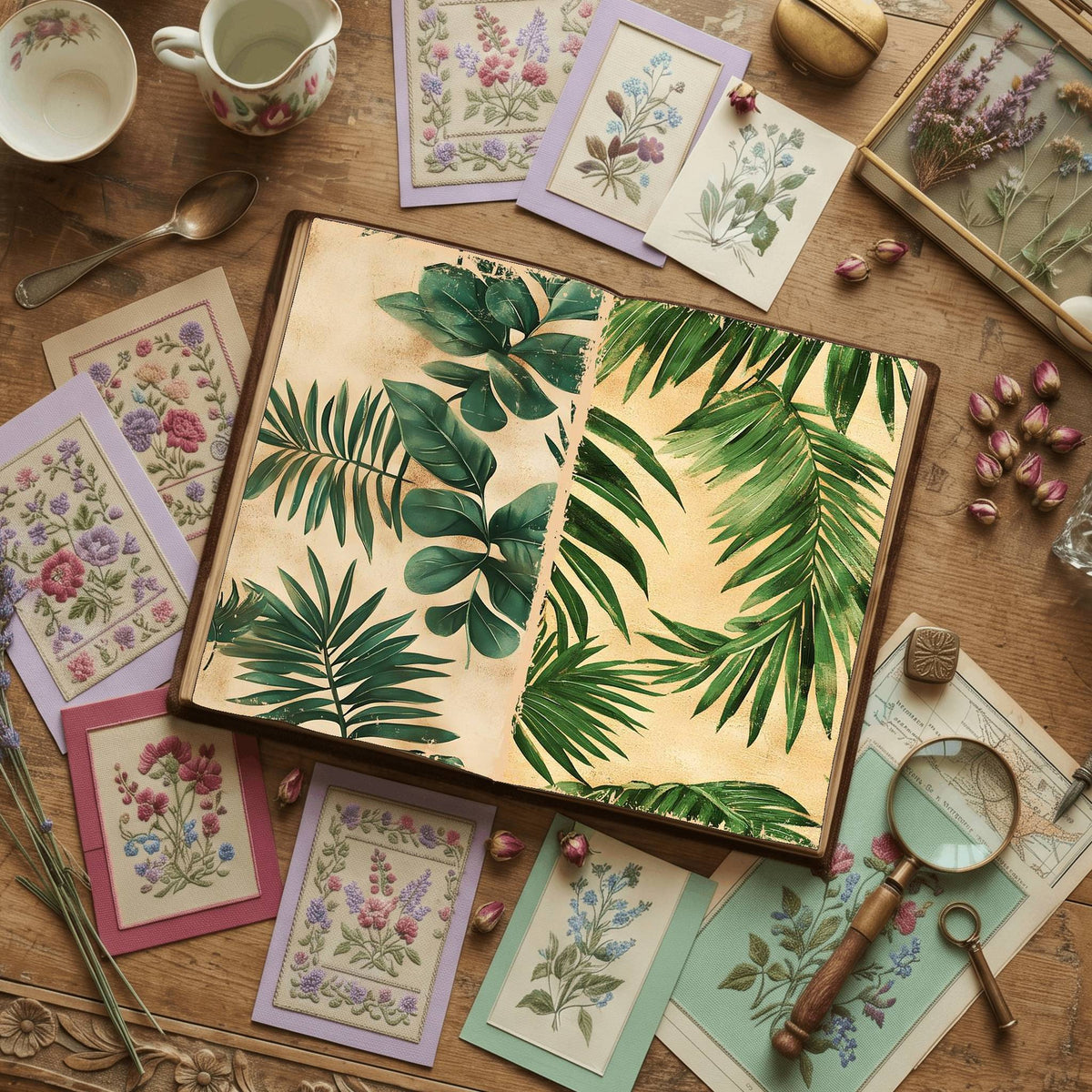 Leaves Digital Papers