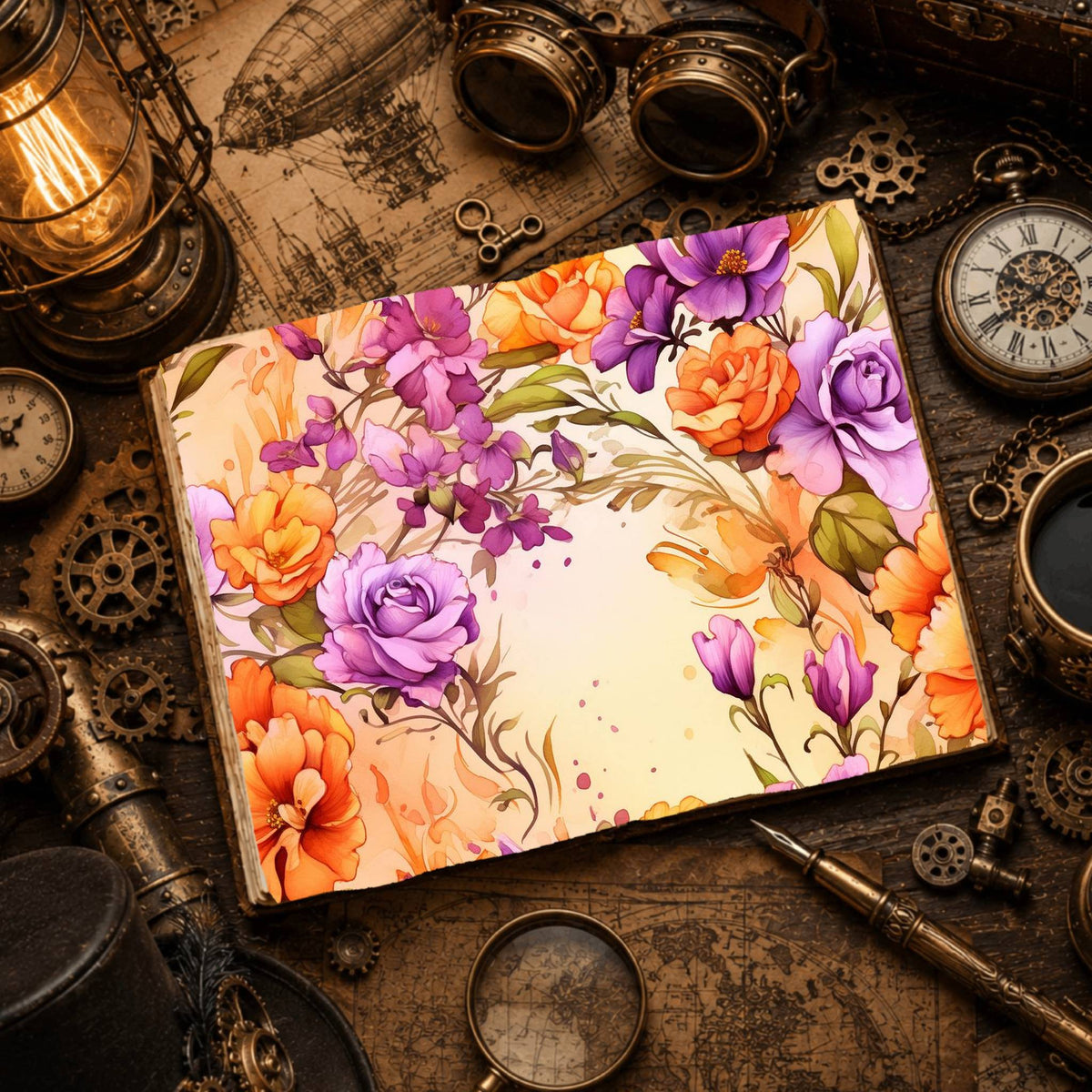 Lilies Digital Papers