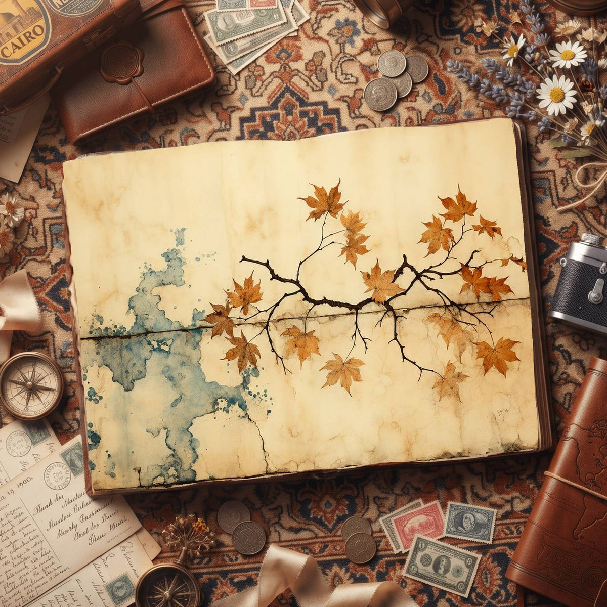 Maple Leaves Digital Papers