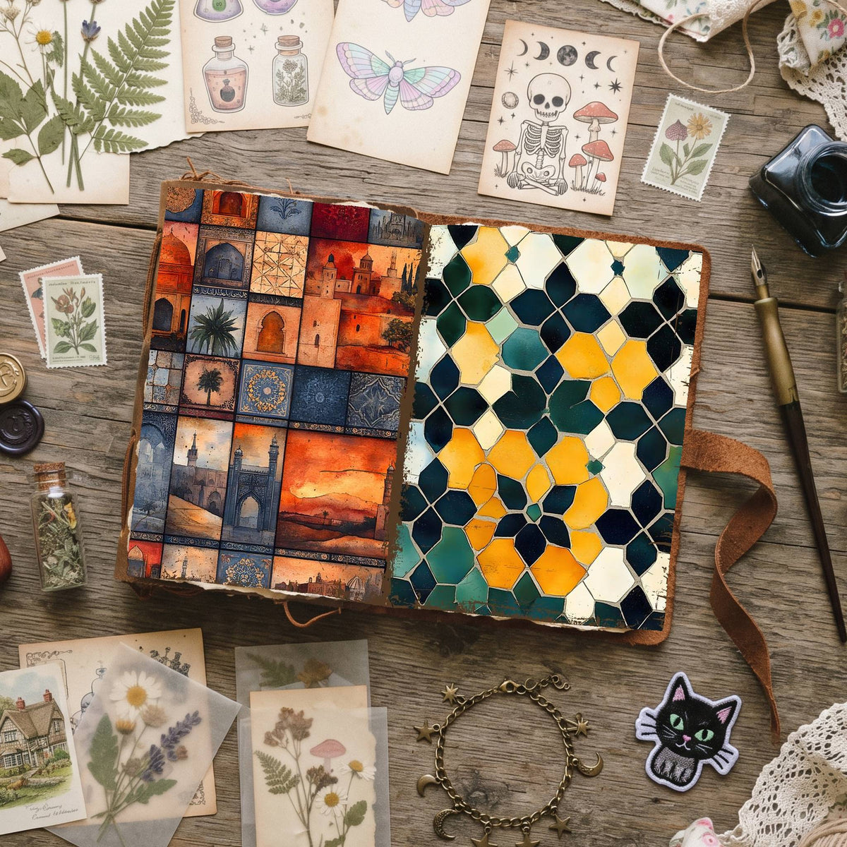 Moroccan Pattern Digital Papers