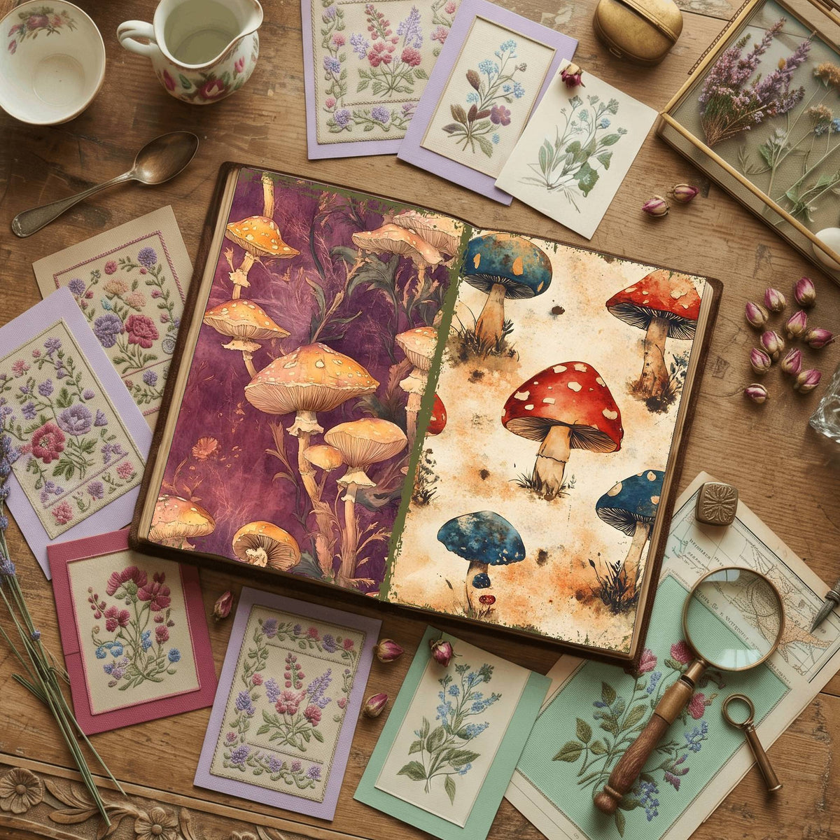 Mushroom Digital Papers