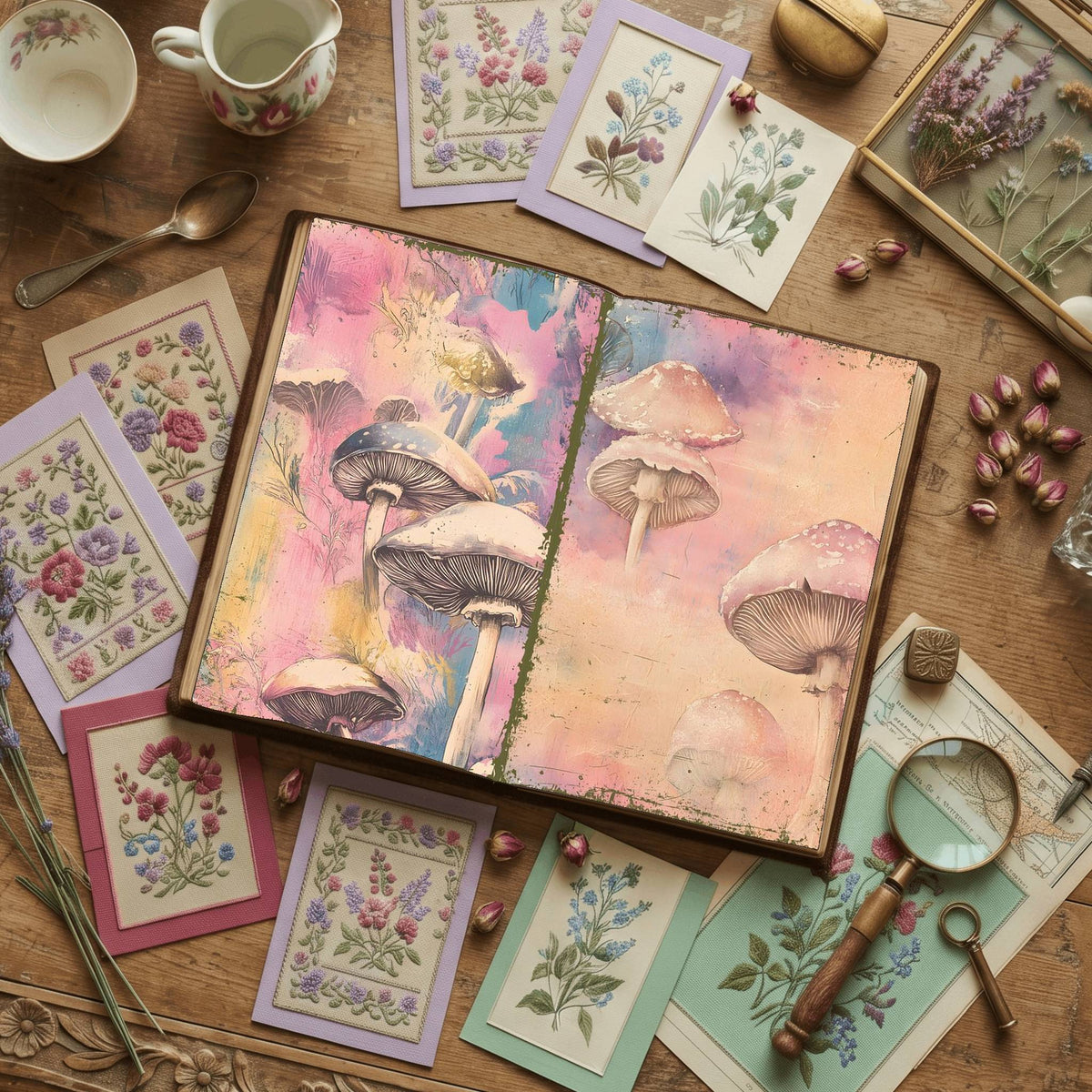 Mushroom Digital Papers